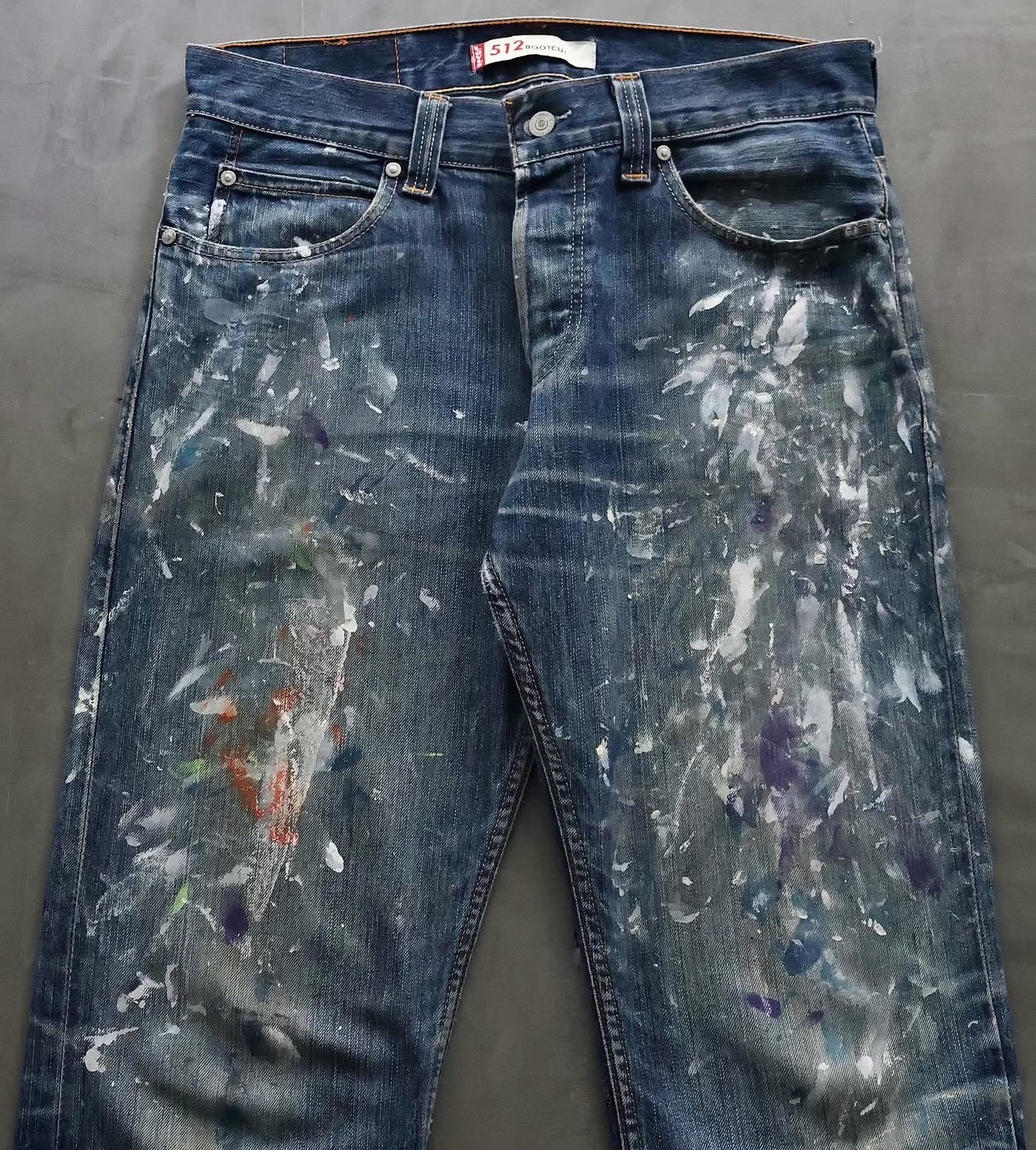 Vintage Levis 512 Distressed Denim Pants