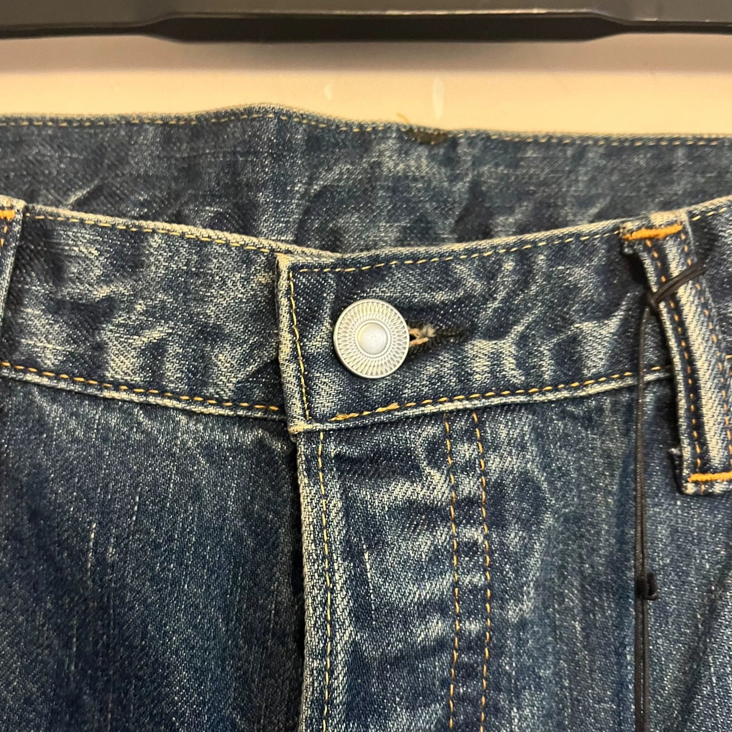 Presse Washed Denim Wide Pants