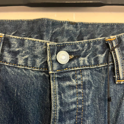 Presse Washed Denim Wide Pants