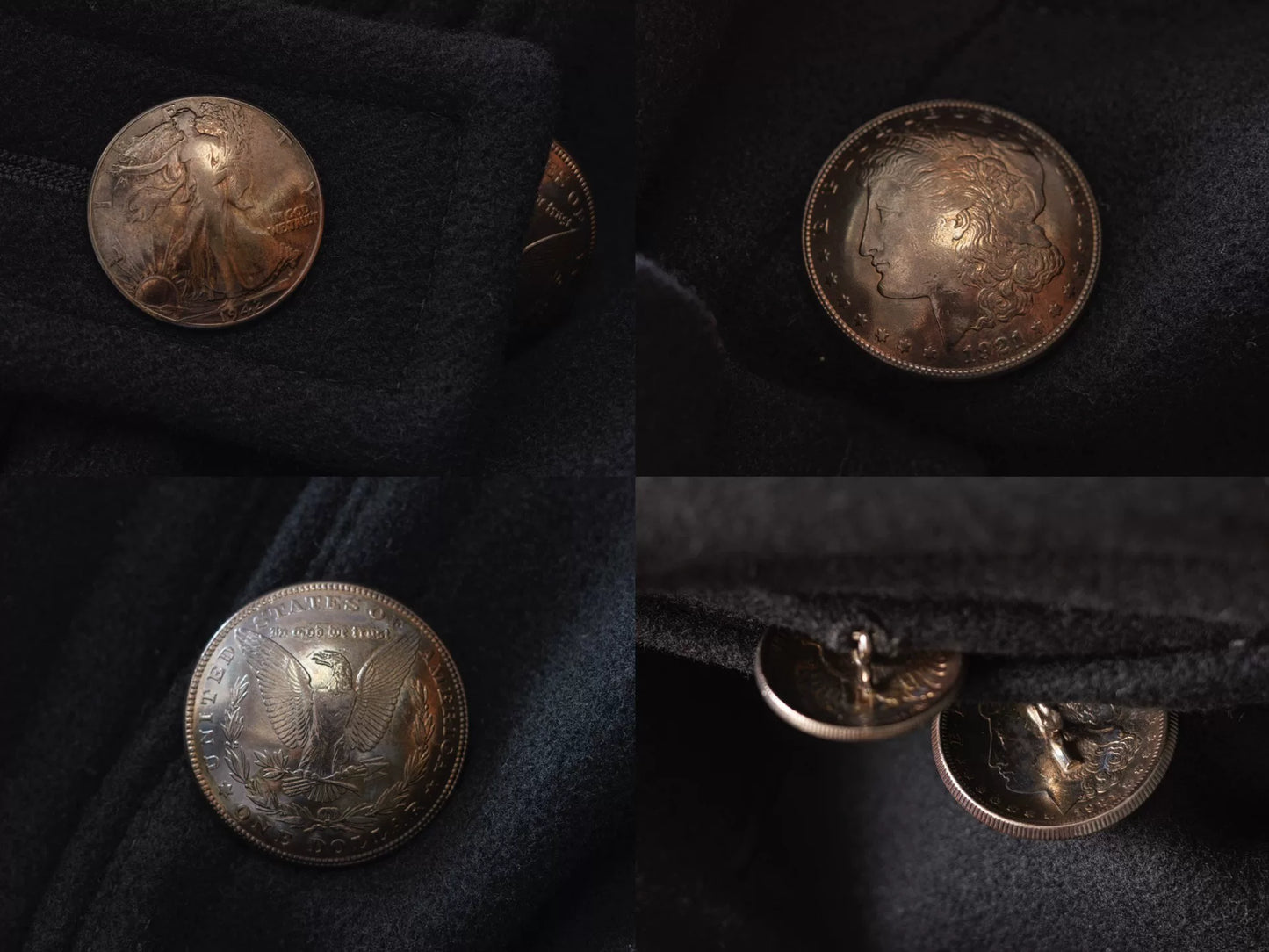 yohji yamamoto double-breasted coat