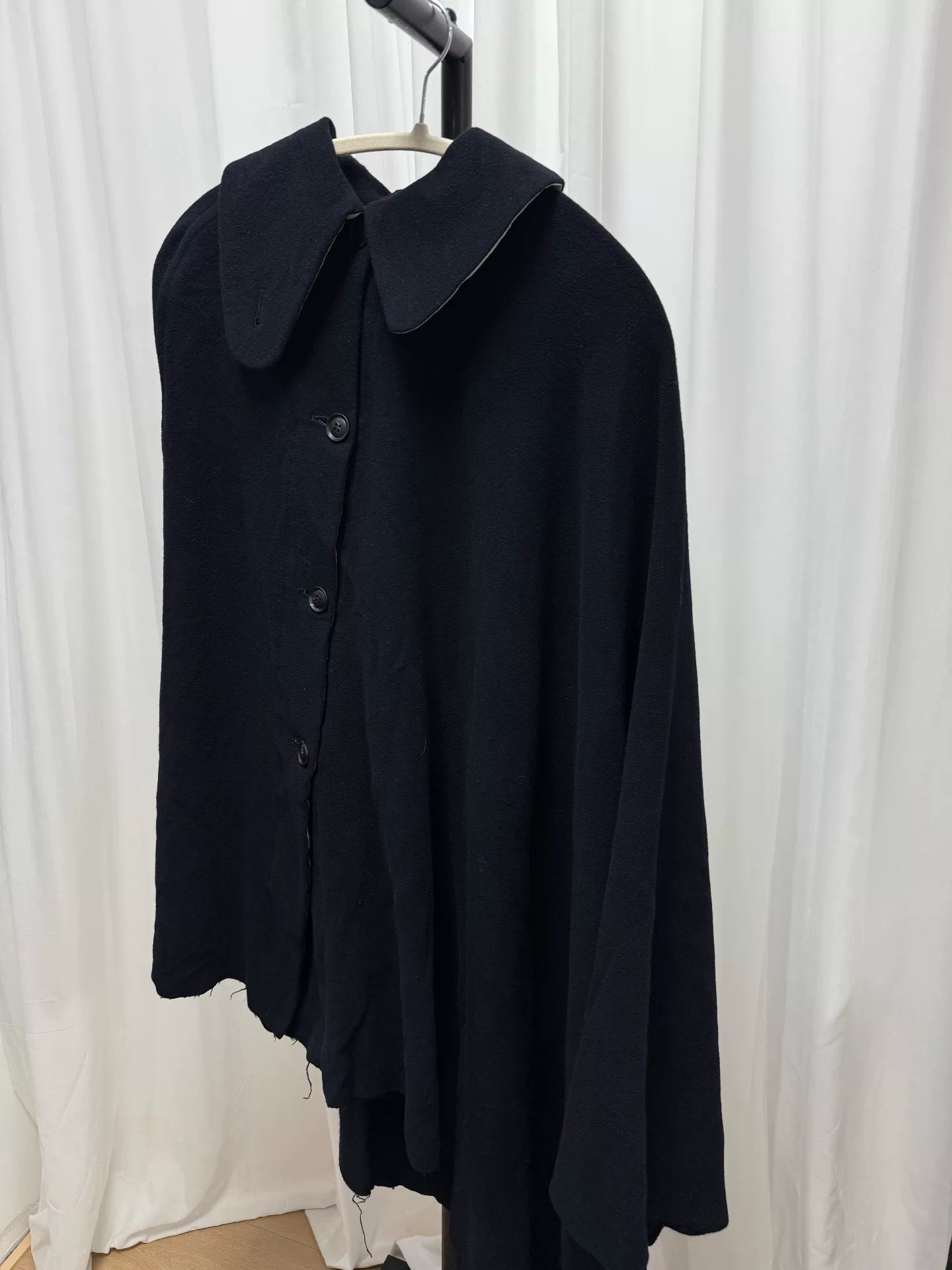 Yohji Yamamoto Archive Asymmetric Cape Coat