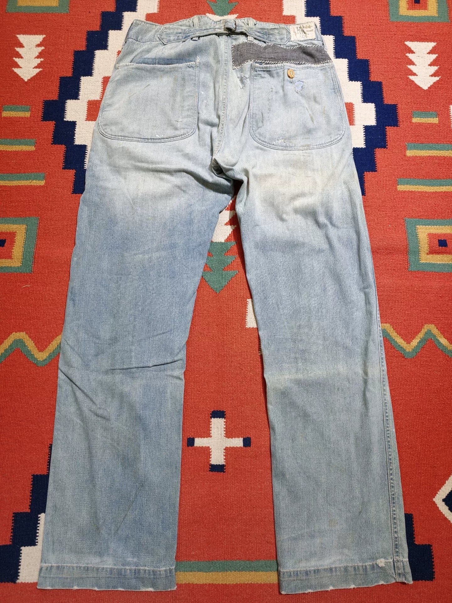 RRL American Vintage Painter Patch Jeans