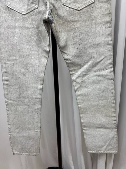maison margiela x HM painted denim pants