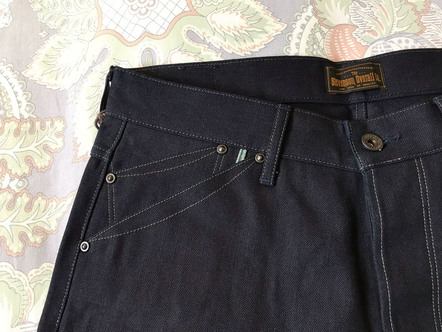 Stevenson Overall 380 Indigo Canvas Pants