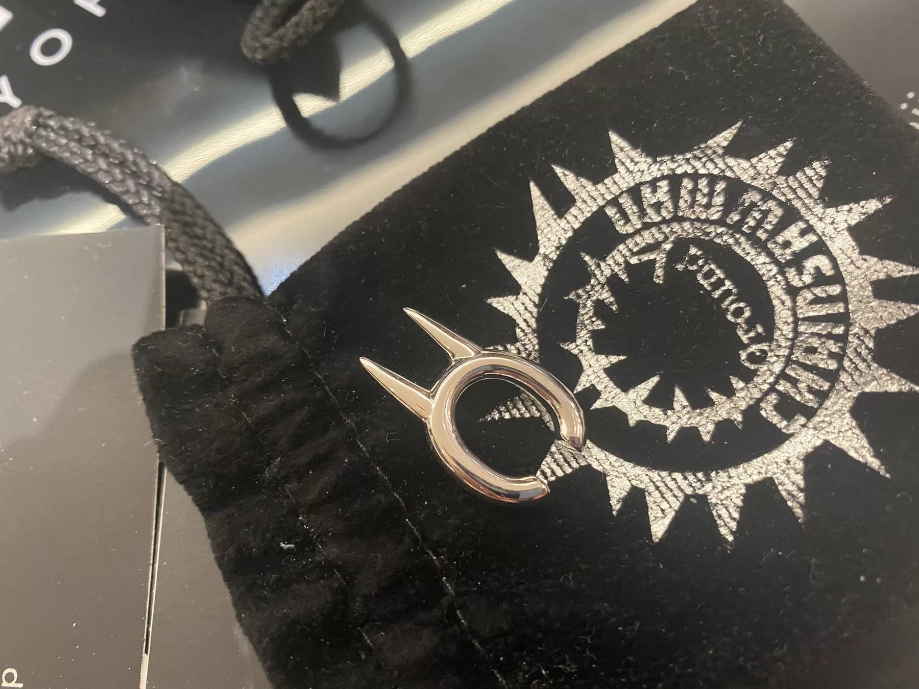 Yohji Yamamoto x Chainsaw Man Pawa Clip Earrings
