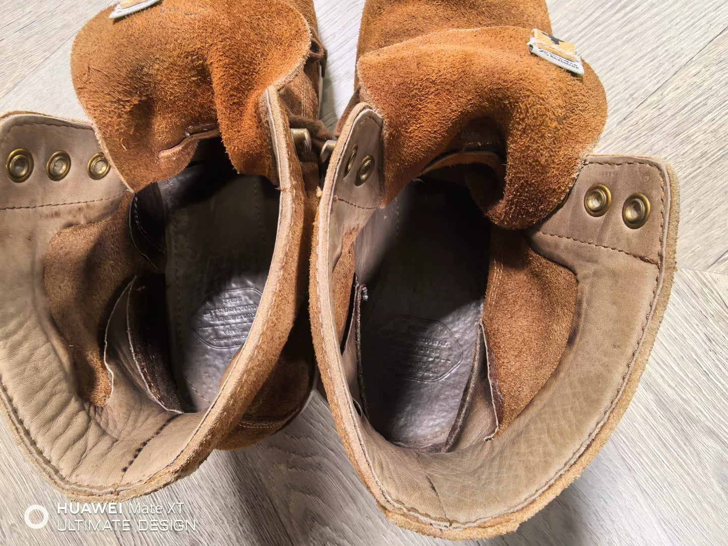 visvim virgil boots folk suede brown