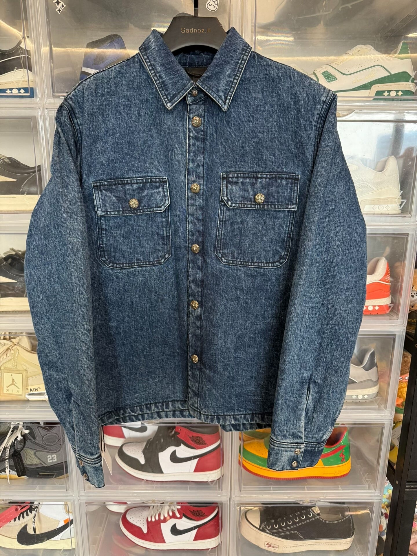 Chrome Hearts Workdog Denim Shirt Jacket
