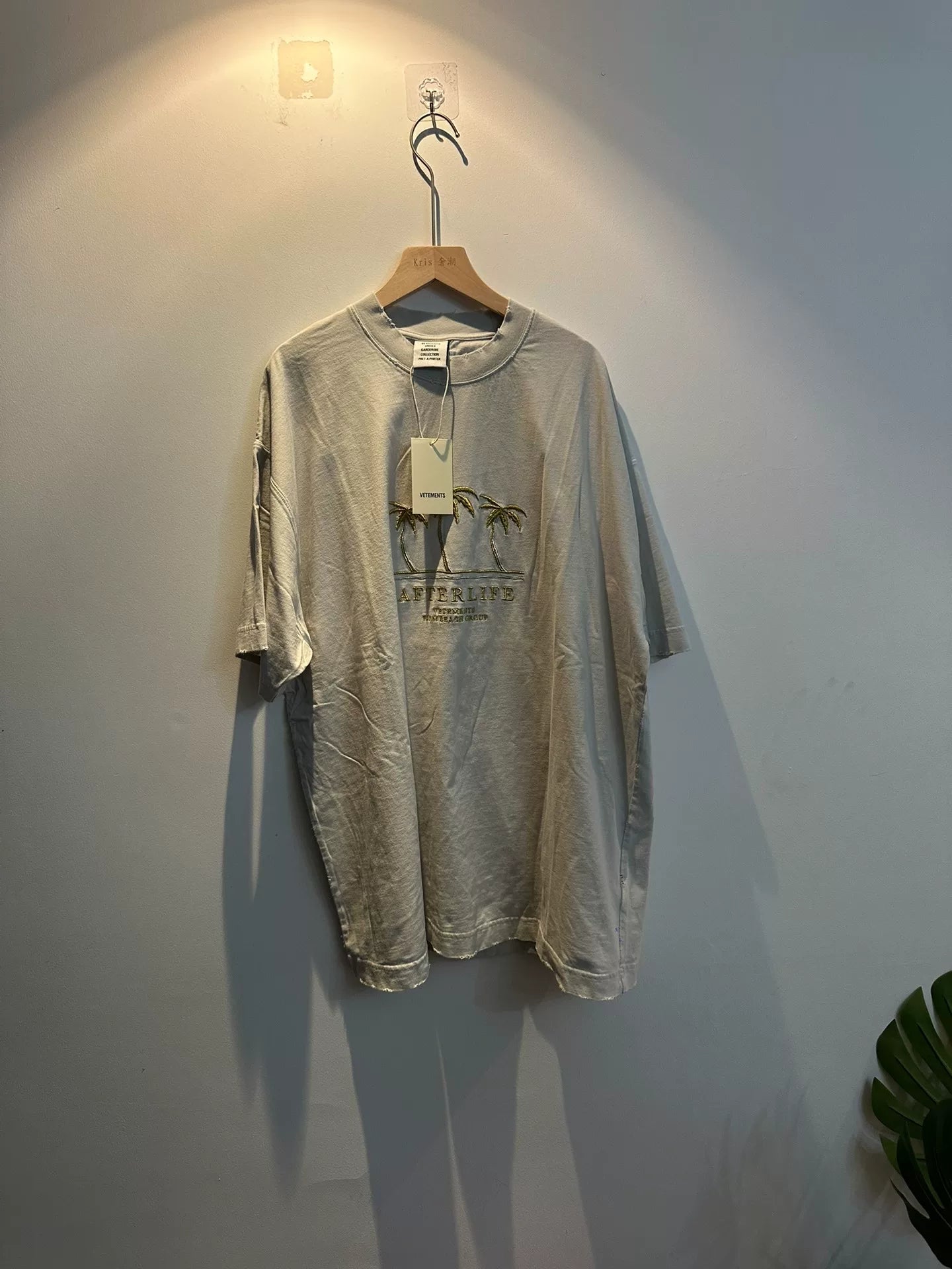 vetements coconut tree short sleeve t-shirt