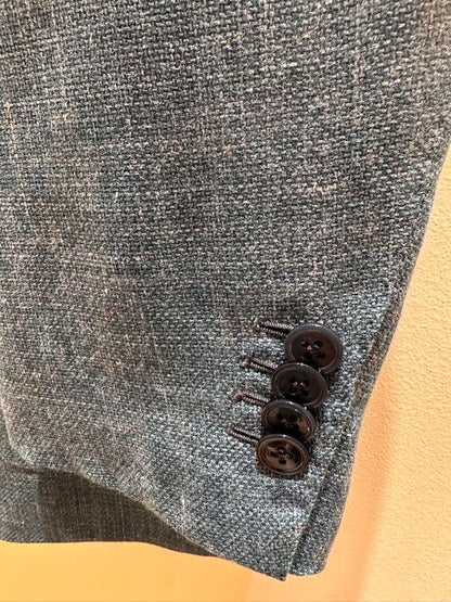 elegant cashmere blend single-breasted blazer