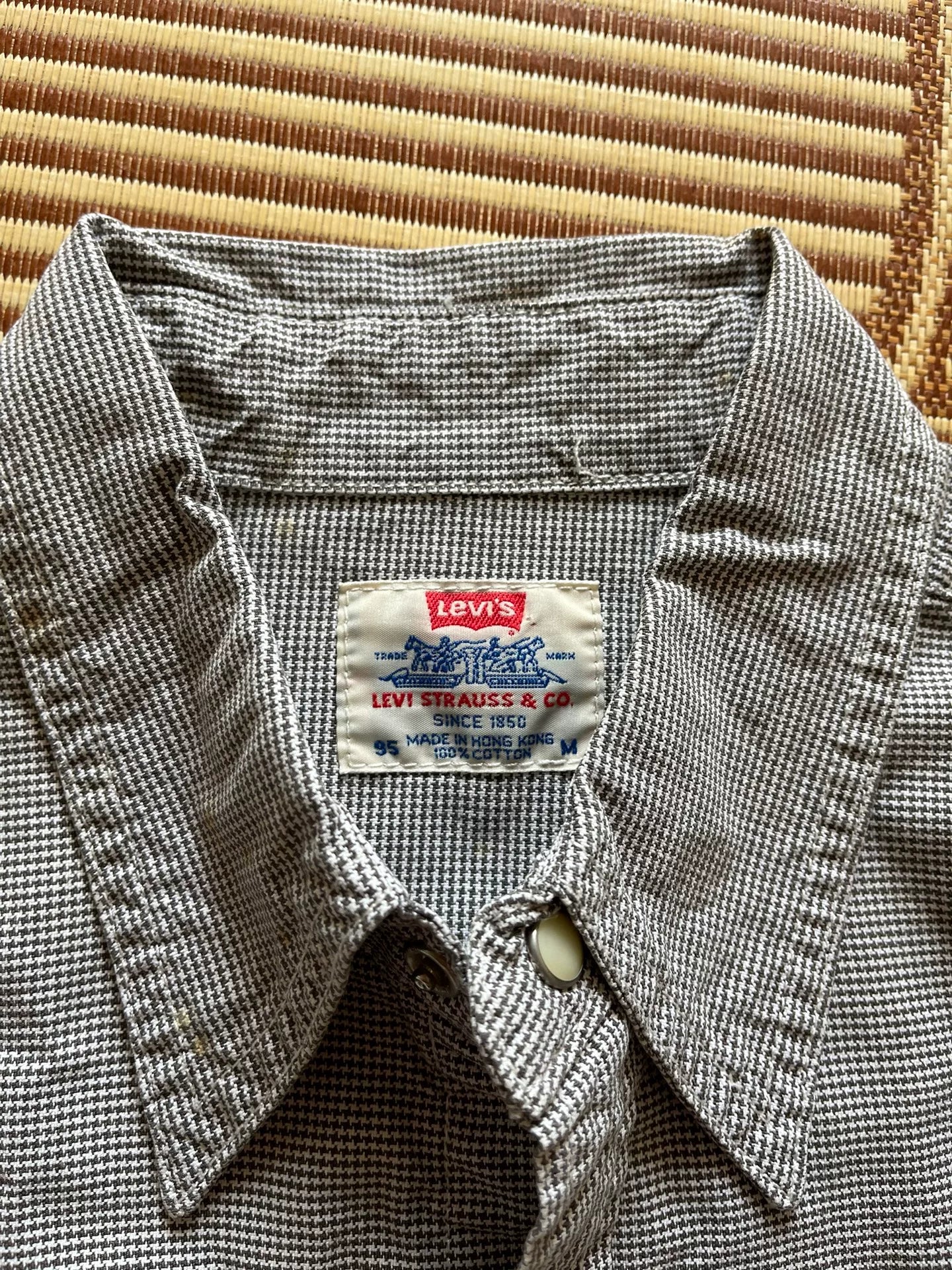 Levi's LVC Houndstooth Long-Sleeve Shirt