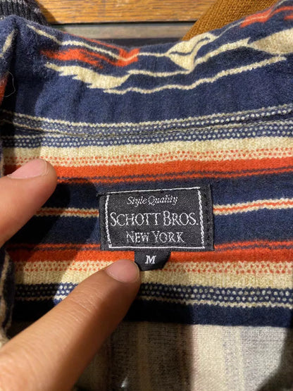 westcoast tribal patterned shirt with collar