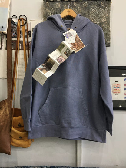 visvim 17aw jumbo hoodie in blue