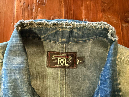 RRL Made in USA Distressed Denim Jacket