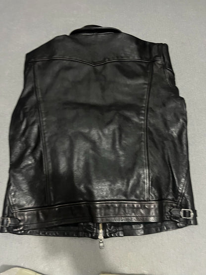 Men's Leather Jacket XXXL Size
