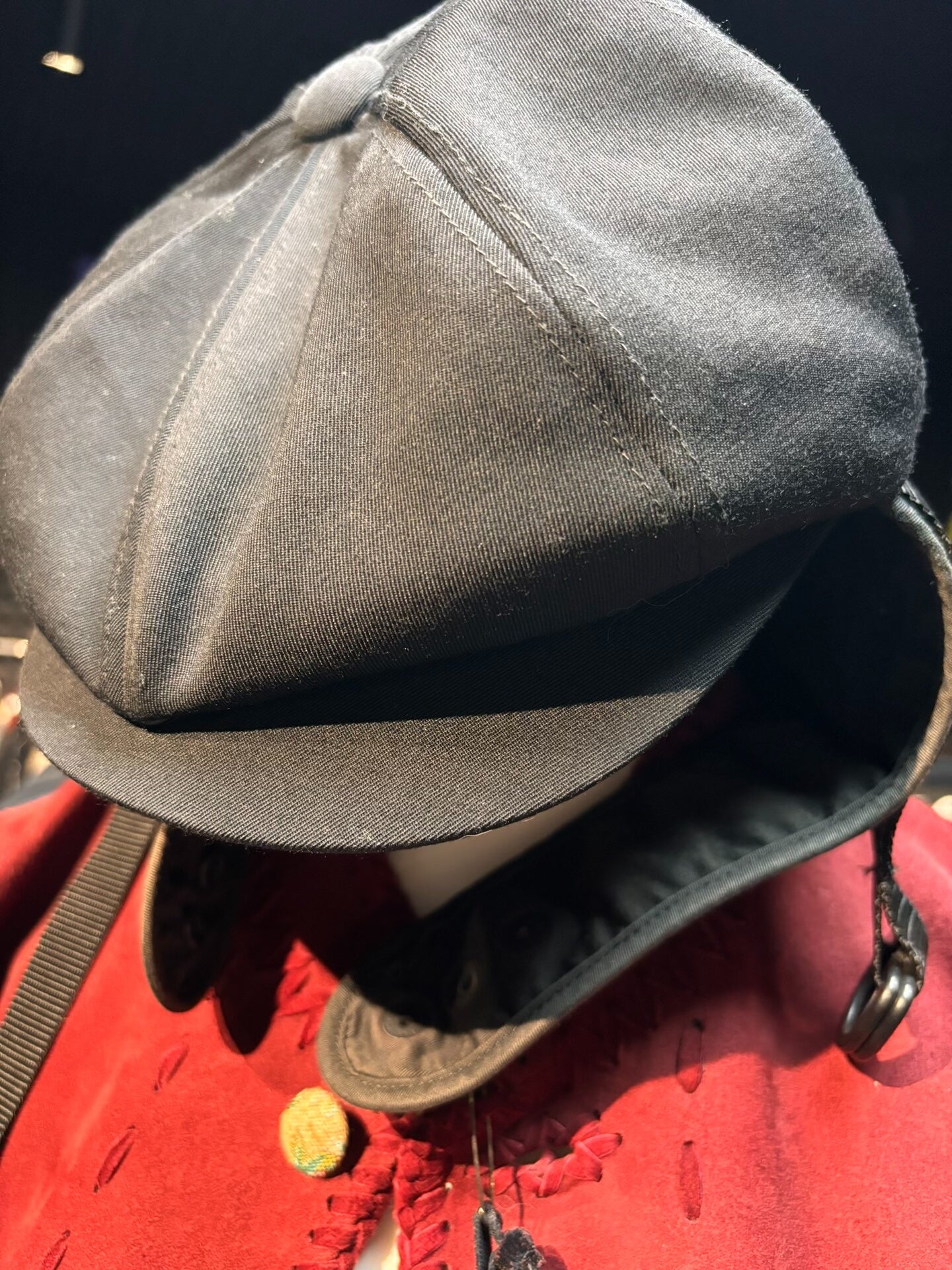 number nine pilot cap in noir color