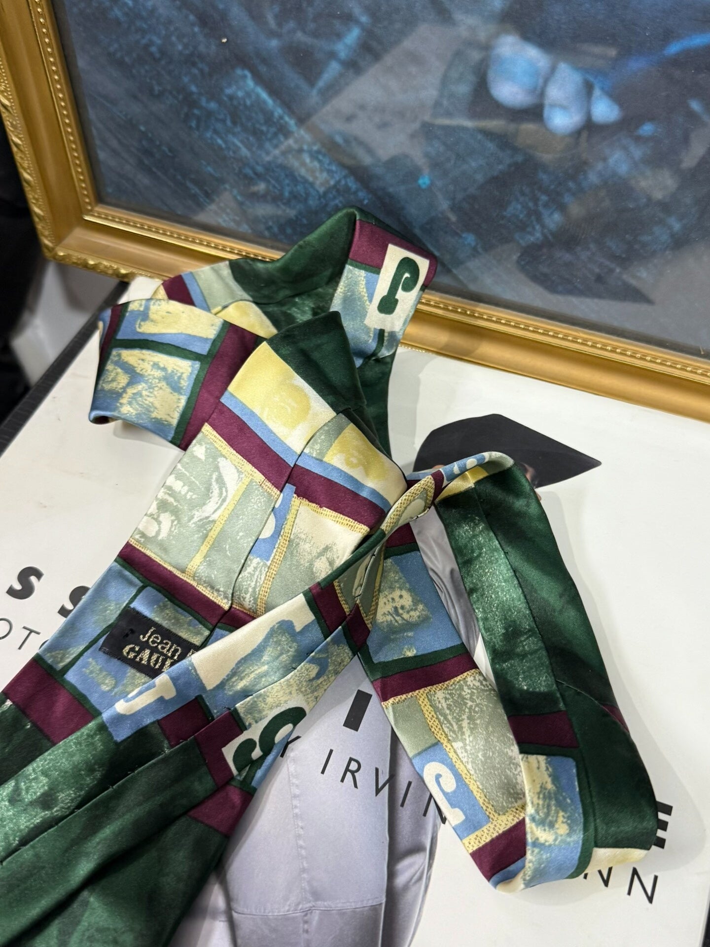 Jean Paul Gaultier Pop Art Silk Tie