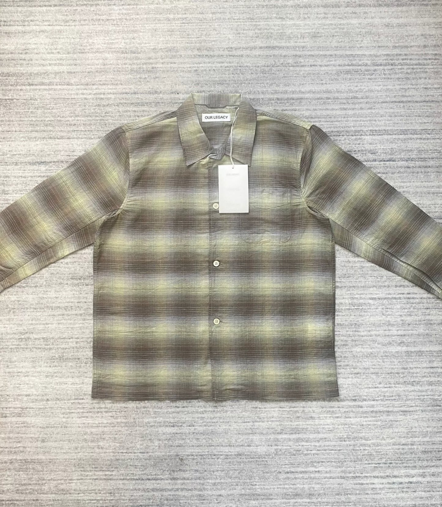Our Legacy Murky Static Checkered Shirt