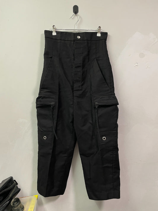 high waist cargo pants by rick owens