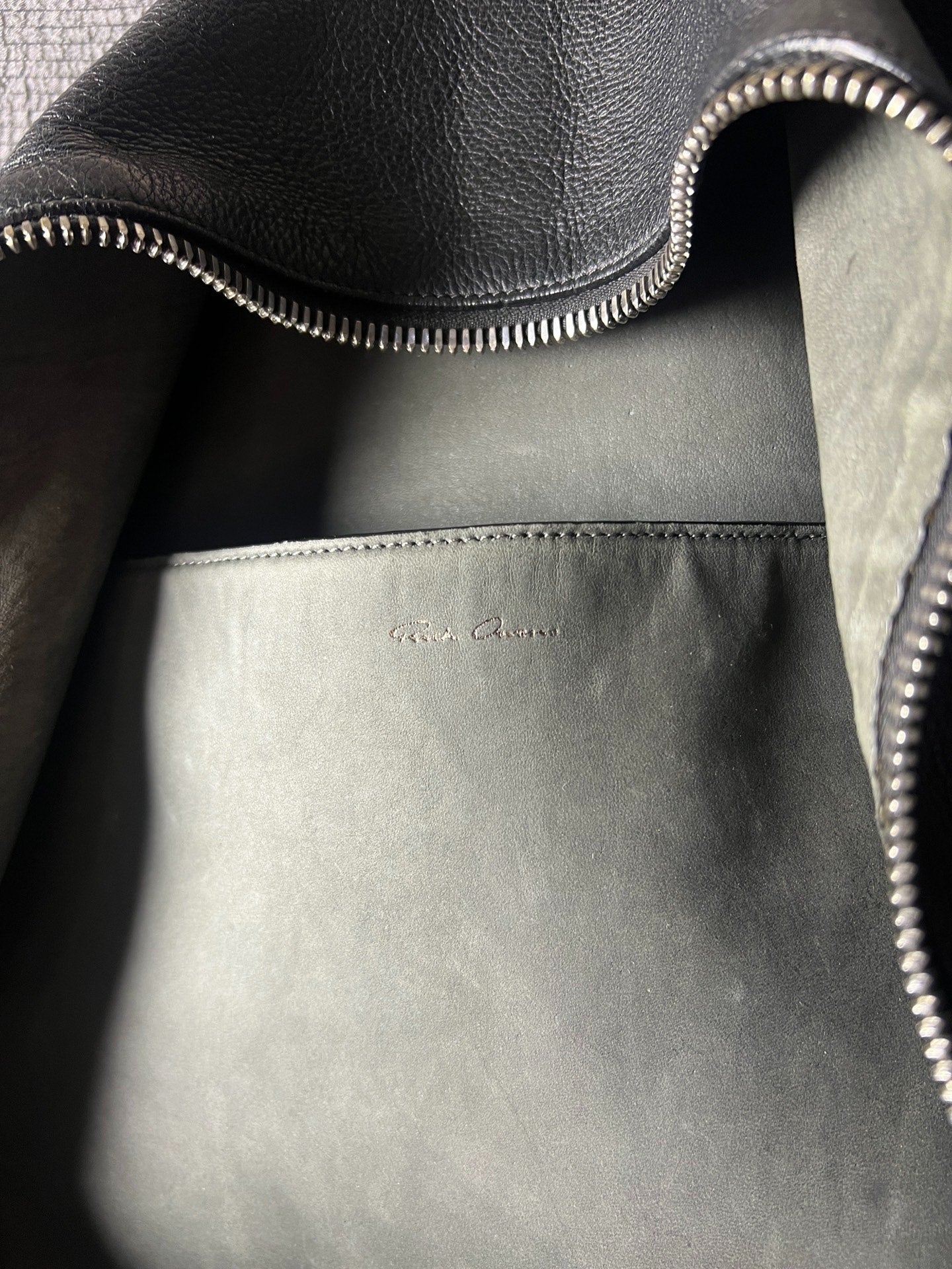 Rick Owens 18ss Pebbled Leather Backpack