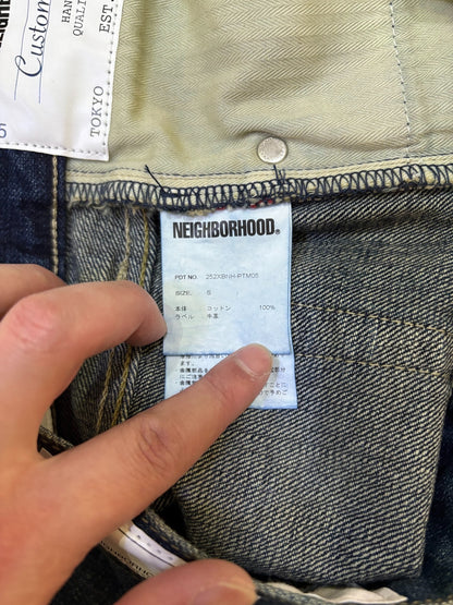NEIGHBORHOOD WASHED DENIM JEANS