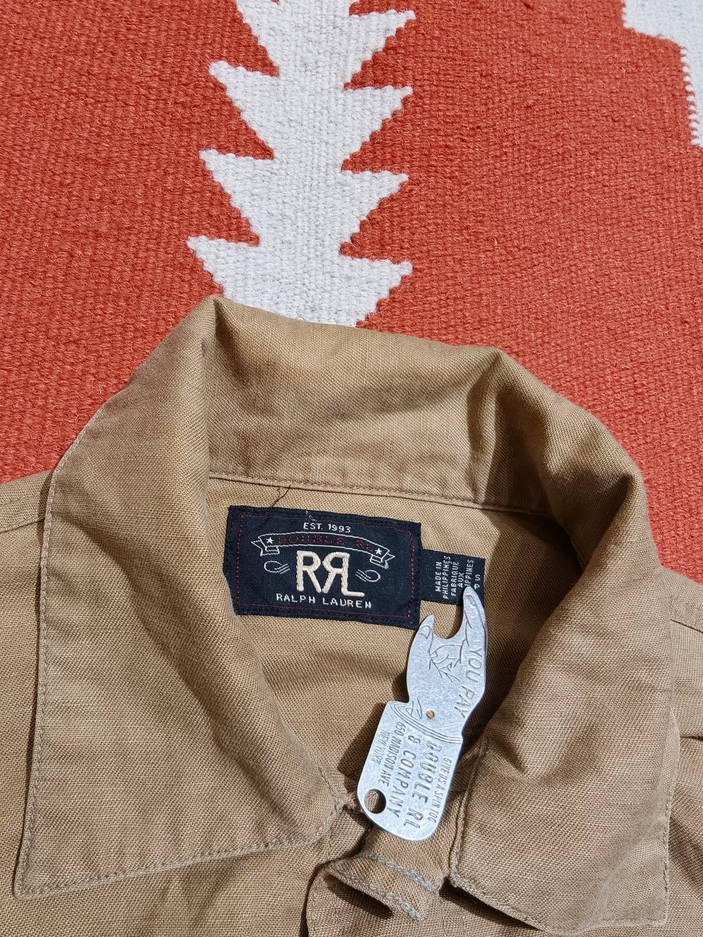 RRL Cotton Linen Miner Shirt Jacket