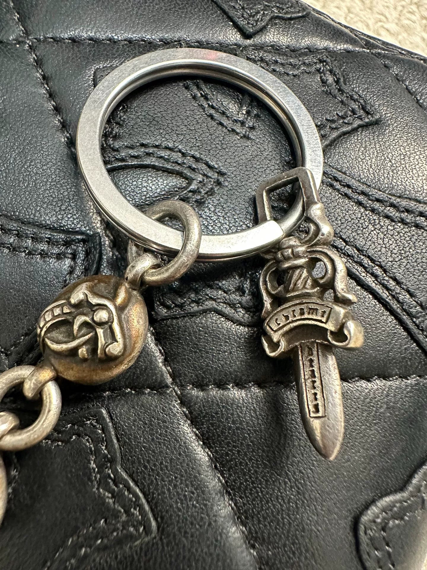 Chrome Hearts Celtic Dragon Sword Keychain