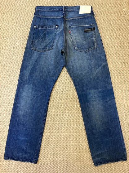Levi's Fenom White Button Washed Jeans
