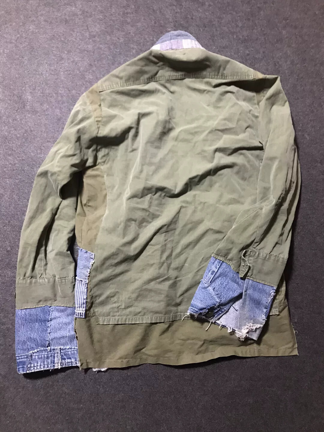Greg Lauren Military-Inspired Patchwork Jacket