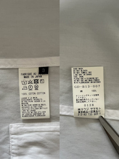 Yohji Yamamoto White Button-Up Shirt
