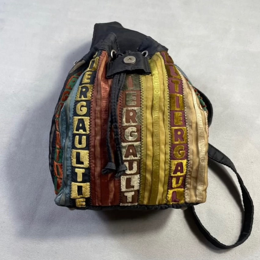 Vintage Jean Paul Gaultier Striped Backpack