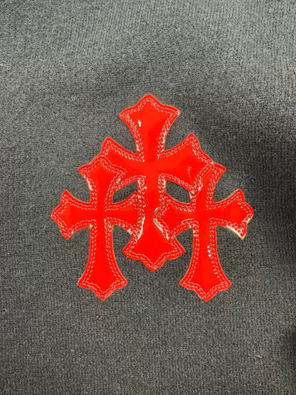 Chrome Hearts Red Cross Vine Sweater