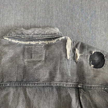 madness 23aw black denim jacket