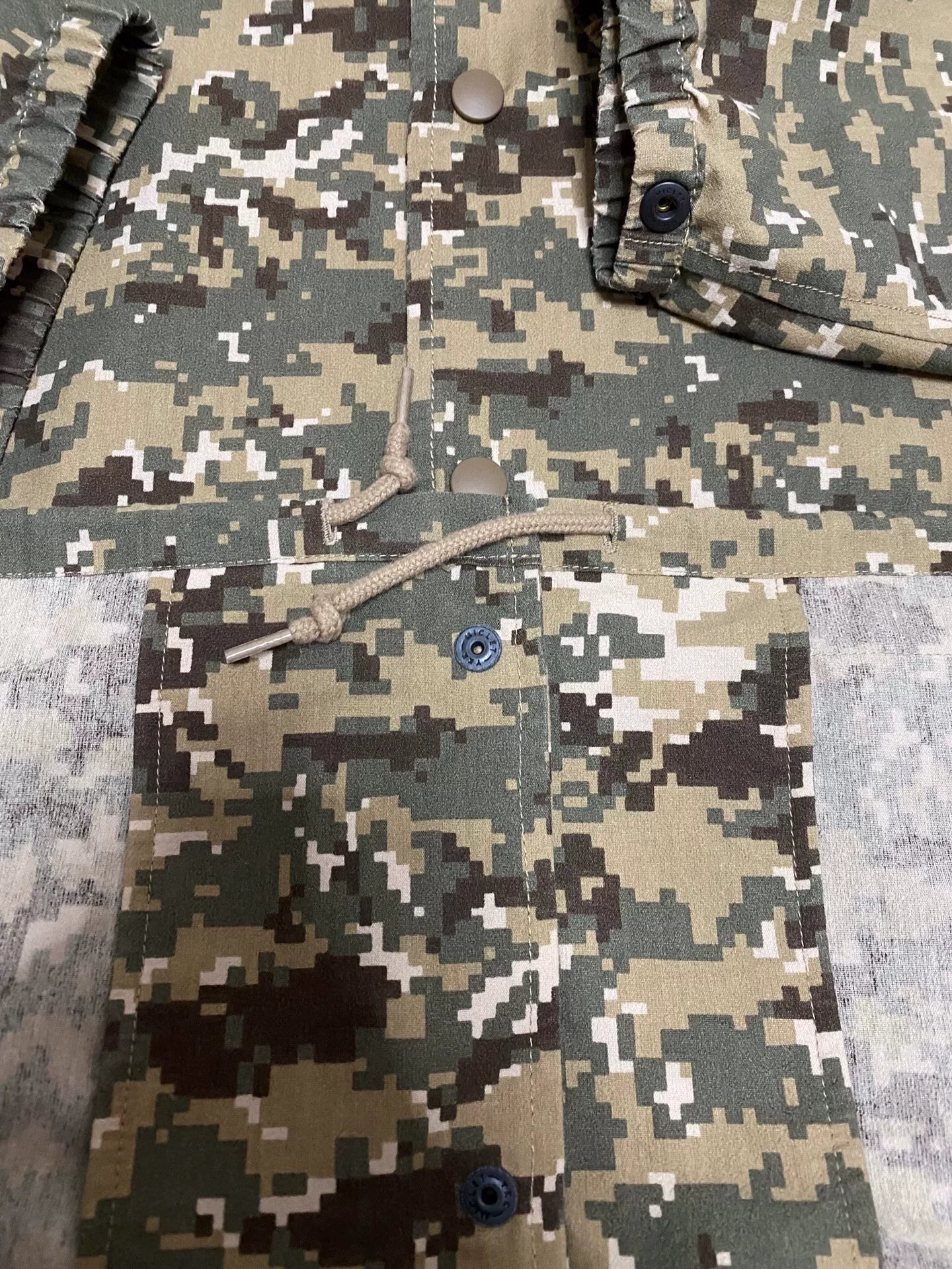 camo military style oversized jacket