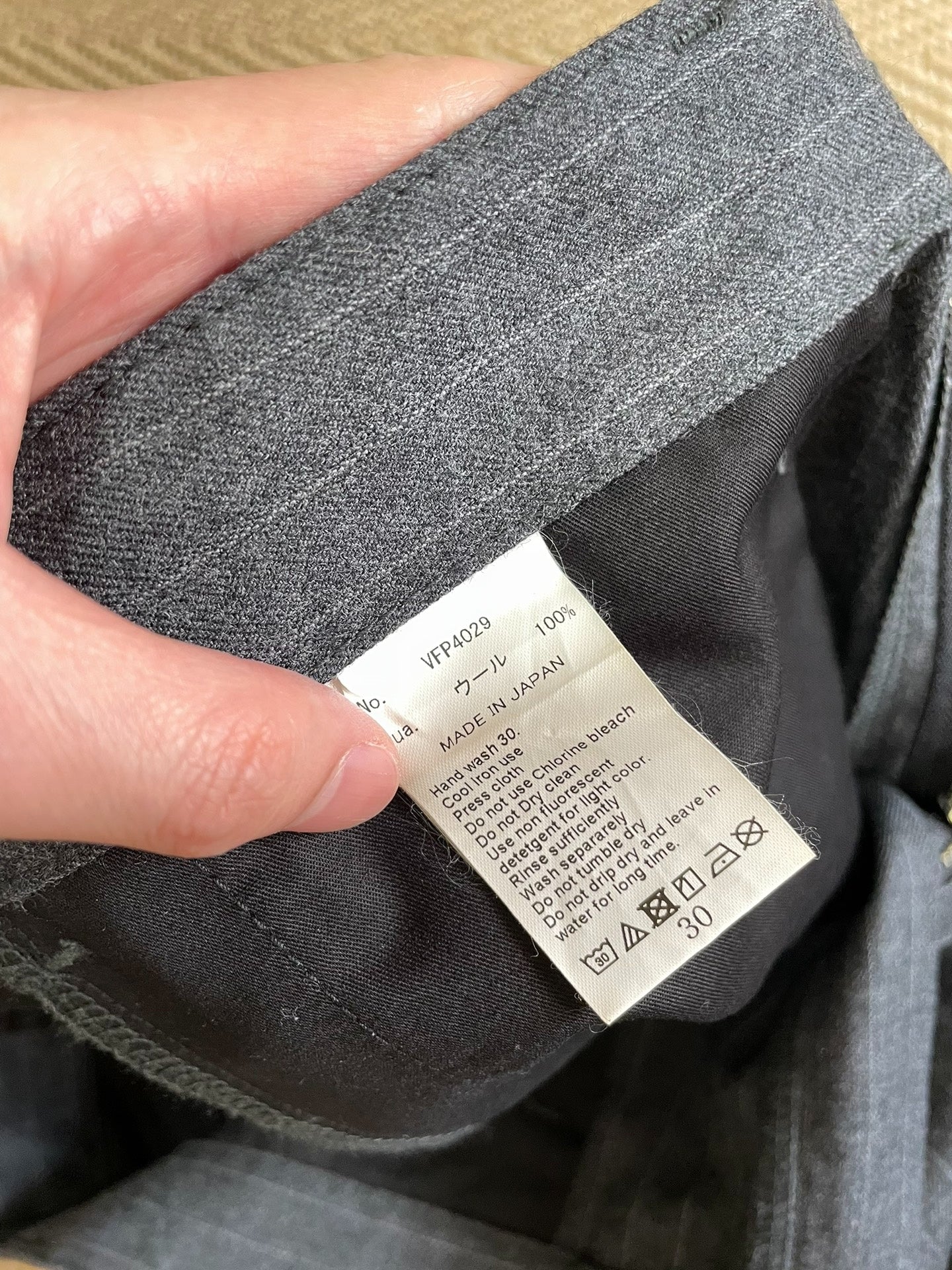 Denim by Vanquish & Fragment Wool Striped Pants