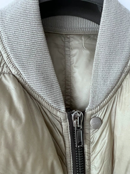 rick owens color-block down puffer jacket