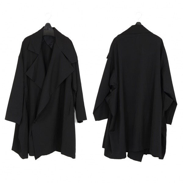 Yohji Yamamoto Black Cape Jacket