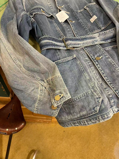 Kapital Belted Denim Work Jacket