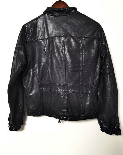 Giorgio Brato Slim Fit Leather Jacket