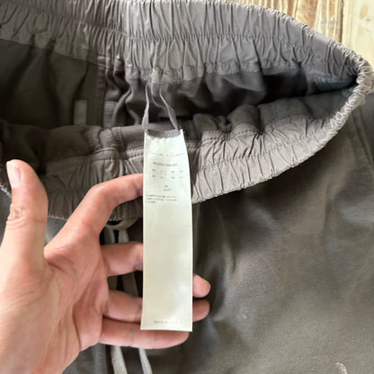 Rick Owens Gray Drop-Crotch Shorts