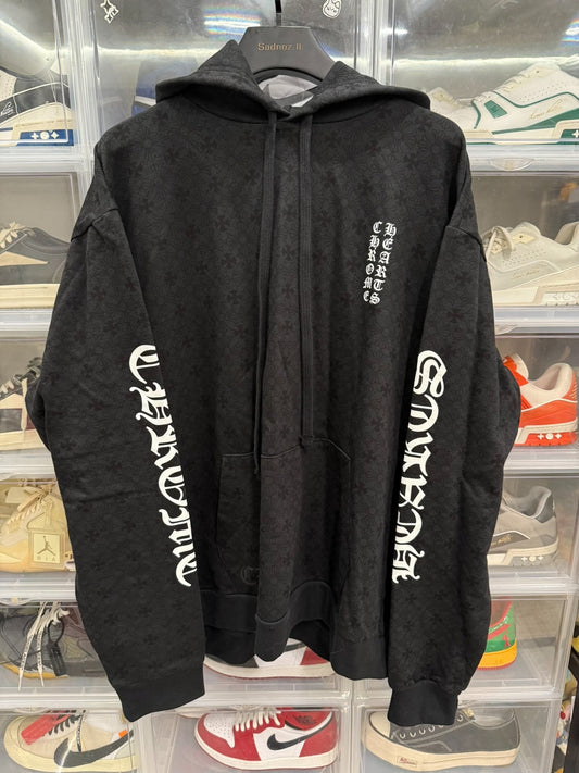 Chrome Hearts Sanskrit Horseshoe Black Hoodie XXL