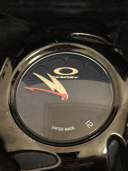 oakley blade watch with black dial