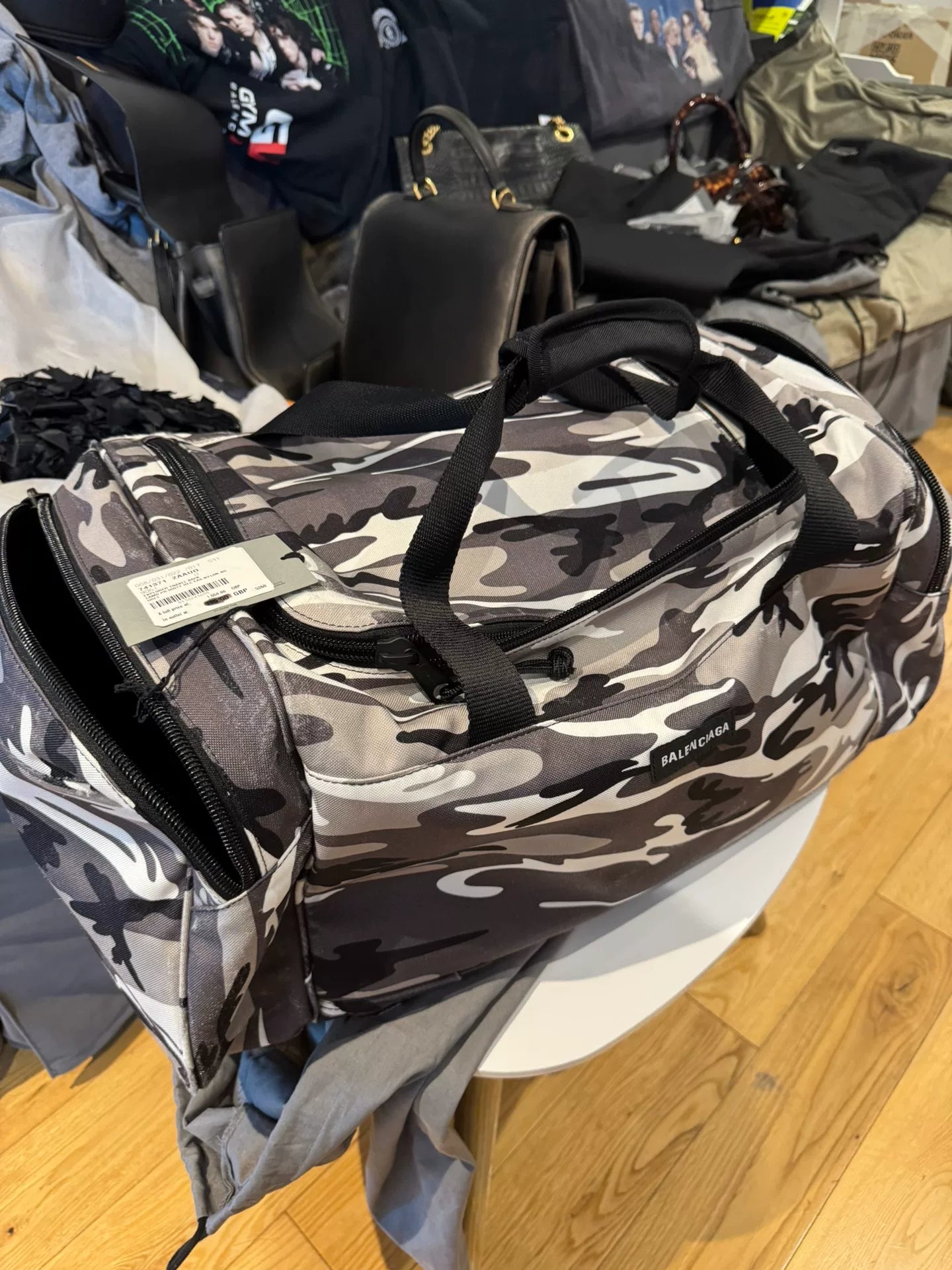 balenciaga convertible gym duffel backpack