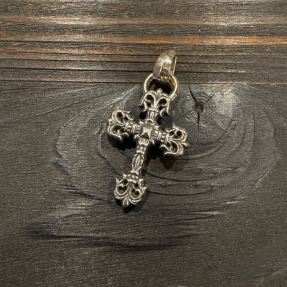 Chrome Hearts 925 Silver Cross Pendant