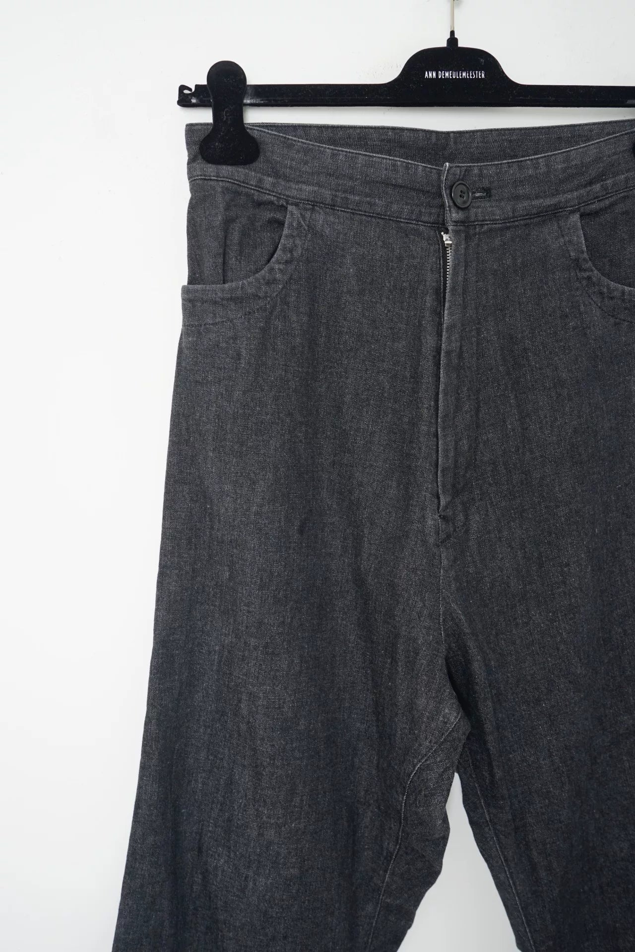 Yohji Yamamoto Hakama Denim Wide-Leg Pants