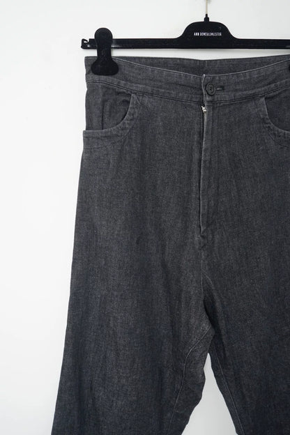 Yohji Yamamoto Hakama Denim Wide-Leg Pants