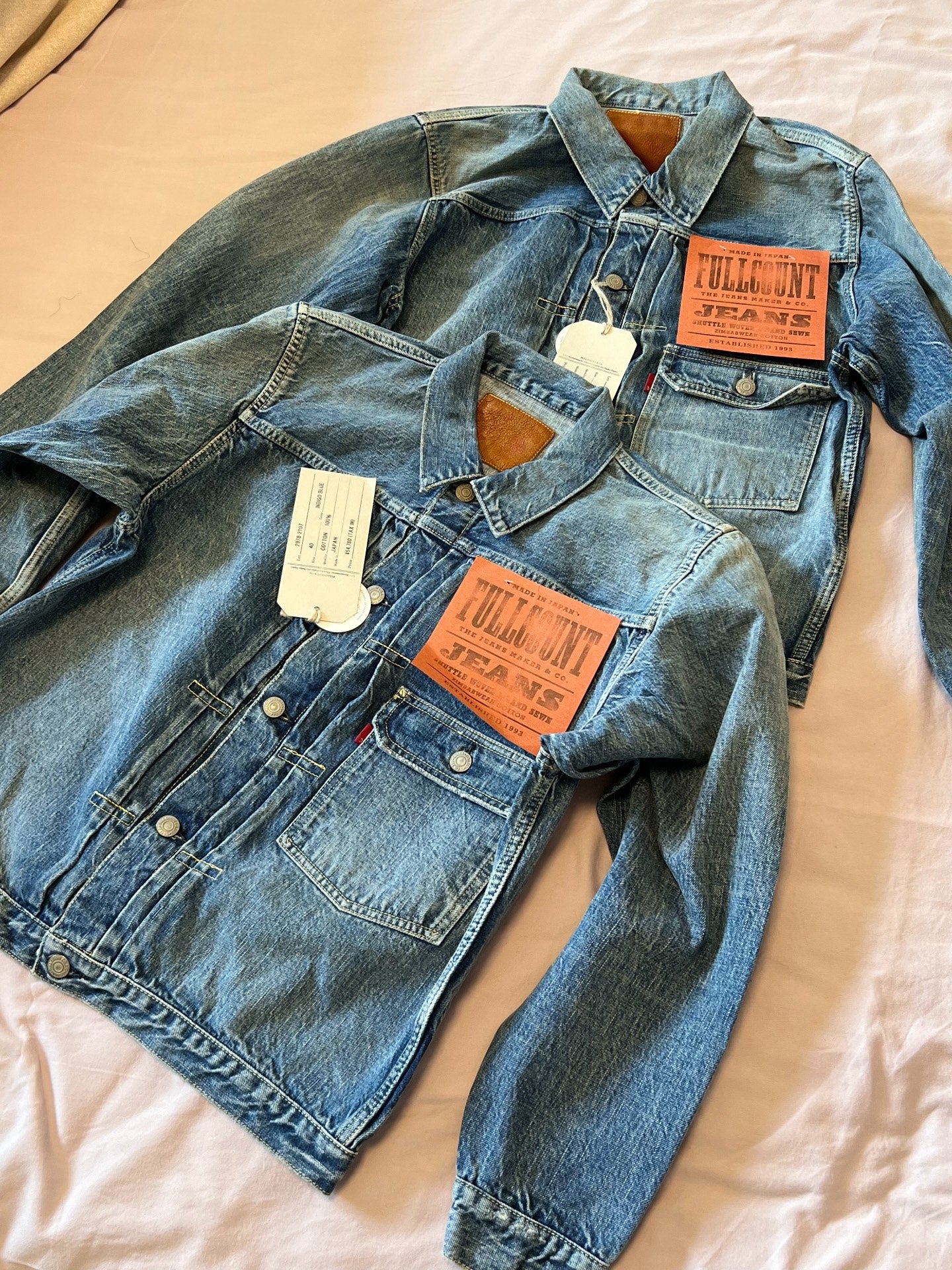 FULLCOUNT Washed Type1 Denim Jacket