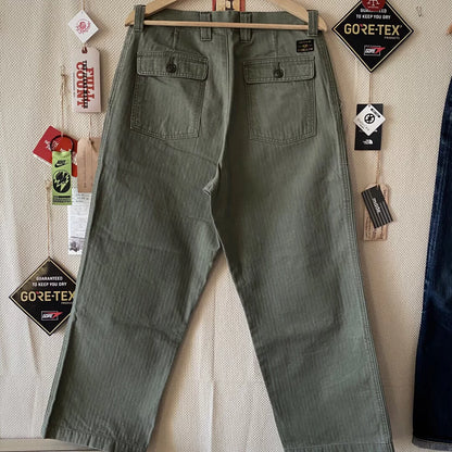 Tenderloin K-7 Fishbone Pattern Military Pants