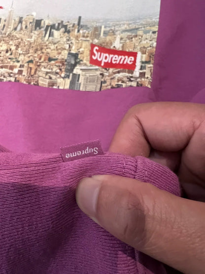 supreme 20fw aerial crewneck sweatshirt purple