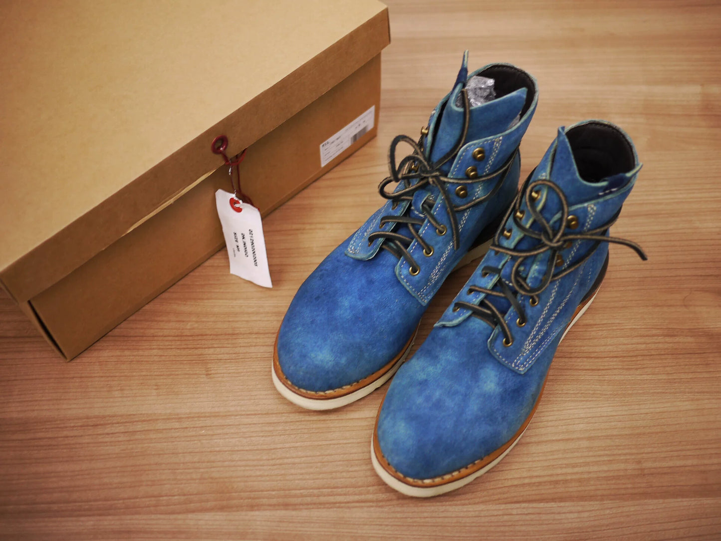 Visvim ICT Virgil Boots in Indigo
