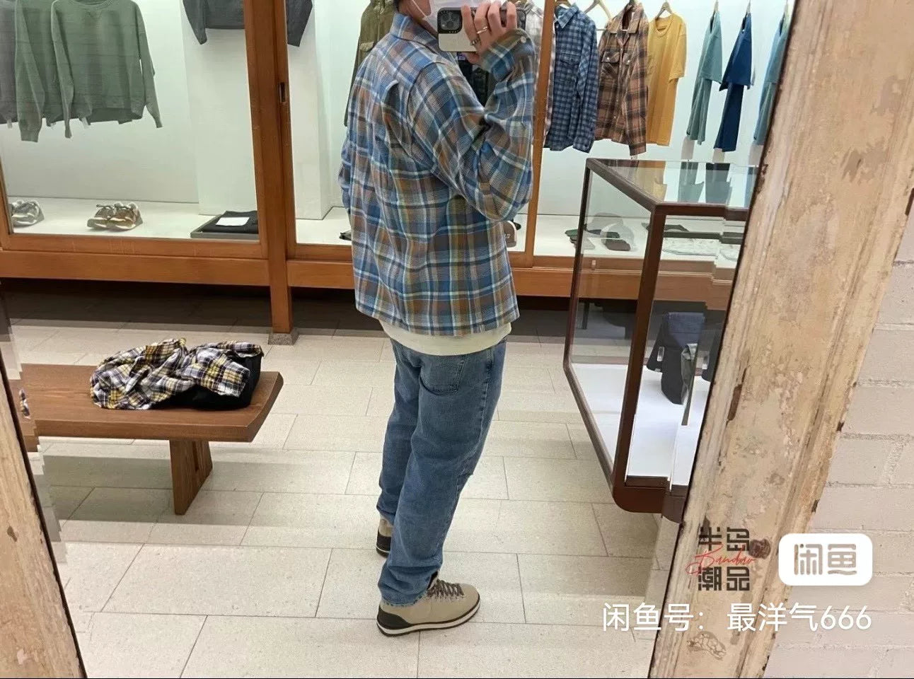 visvim boomer check shirt jacket